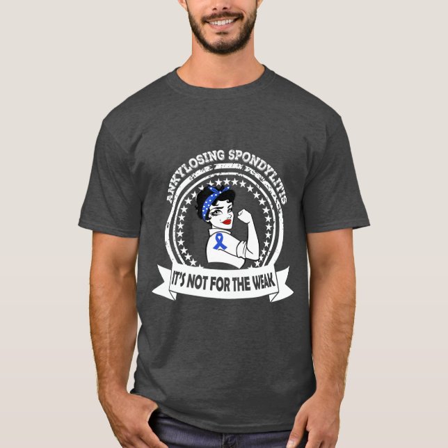 Camiseta Conciencia de Guerrero por Espondilitis Anquilosan (Anverso)