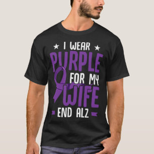 Camiseta Conciencia De Heimerheimer Que Uso Púrpura Para Mi