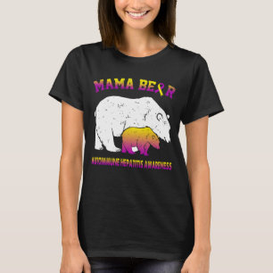 Camiseta Conciencia de Hepatitis Autoinmune Mama Oso