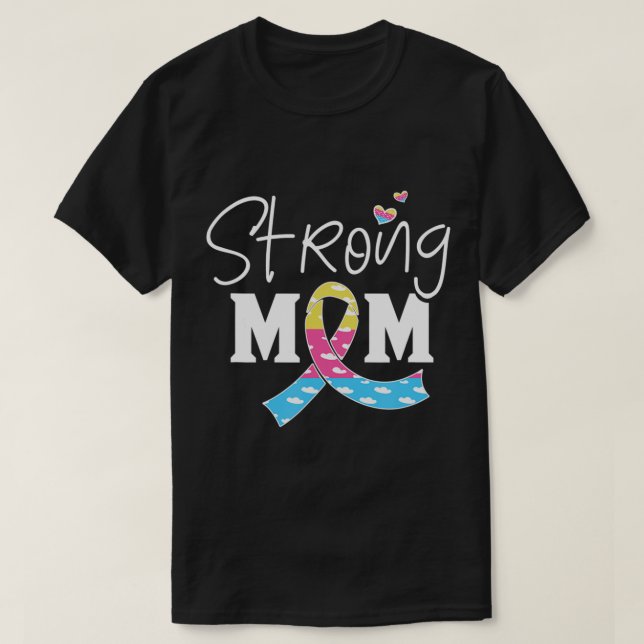 Camiseta Conciencia de hernia diafragmática congénita de la (Diseño del anverso)