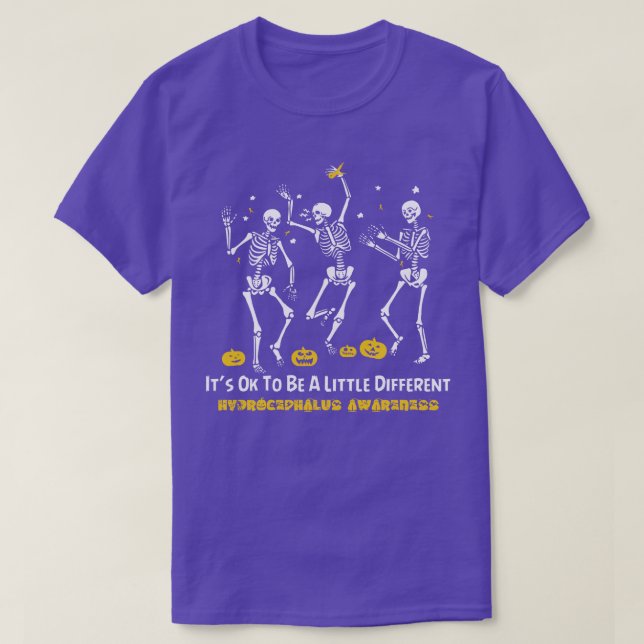 Camiseta Conciencia De Hidrocefalia Es Bueno Ser Un Poco Di (Diseño del anverso)