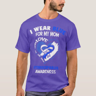 Camiseta Conciencia De Hidrocefalia Que Uso Azul Para Mi Ma