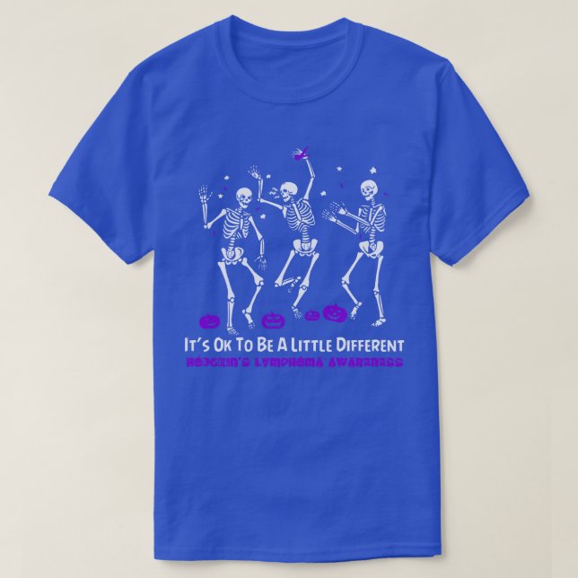 Camiseta Conciencia De Hodgkins Linfoma Está Bien Ser Un Po (Diseño del anverso)