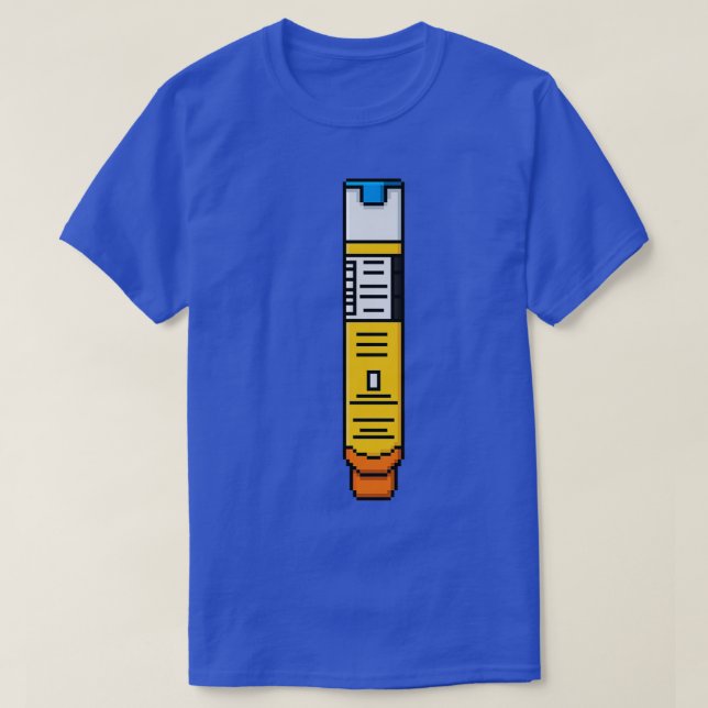 Camiseta Conciencia de la alergia alimentaria a Epipens  (Diseño del anverso)