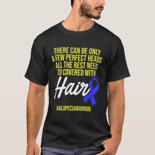 Camiseta Conciencia de la alopecia Guerrero de pérdida de c