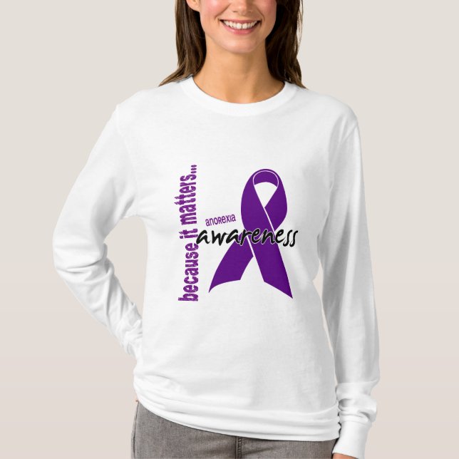 Camiseta Conciencia de la anorexia (Anverso)