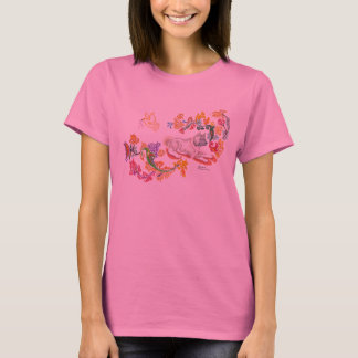 Camiseta Conciencia de la ayuda de Akitas