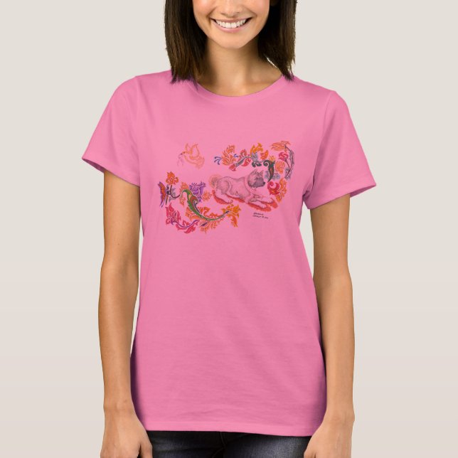 Camiseta Conciencia de la ayuda de Akitas (Anverso)