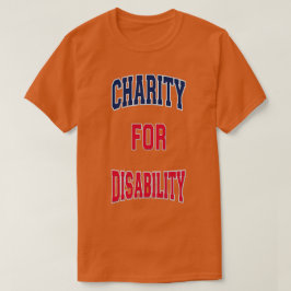 Camiseta Conciencia de la caridad para discapacitados