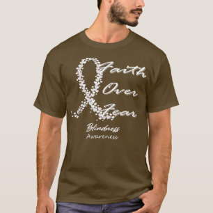 Camiseta Conciencia De La Ceguera Fe Sobre El Miedo En Esta