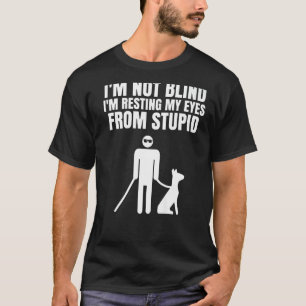 Camiseta Conciencia de la ceguera para ciegos