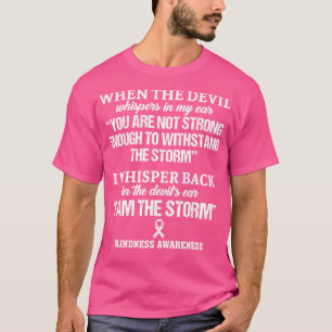 Camiseta Conciencia De La Ceguera Soy La Tormenta En Esta F