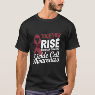 Camiseta Conciencia de la célula falciforme juntos nos leva
