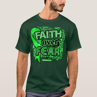 Camiseta Conciencia de la depresión Cinta Fe por miedo a Le