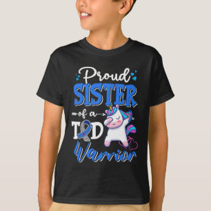 Camiseta Conciencia de la Diabetes Tipo 1 Orgullosa Hermana