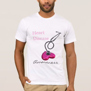 Camiseta Conciencia de la enfermedad cardíaca