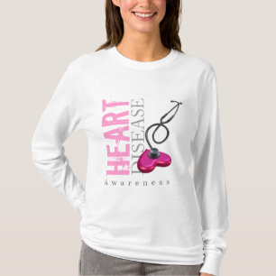 Camiseta Conciencia de la enfermedad cardíaca