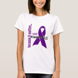 Camiseta Conciencia de la enfermedad de Alzheimers