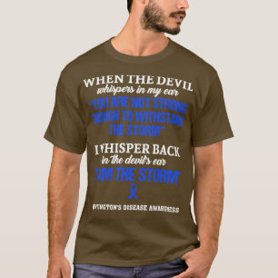 Camiseta Conciencia De La Enfermedad De Huntington Soy La T