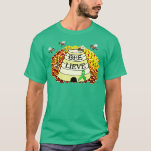 Camiseta Conciencia de la Enfermedad de Lyme en Panal de Ab