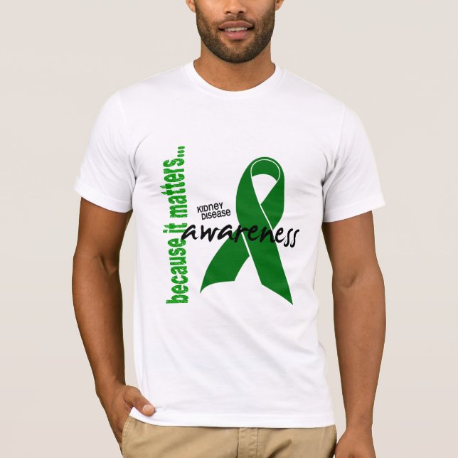 Camiseta Conciencia de la enfermedad de riñón (Anverso)