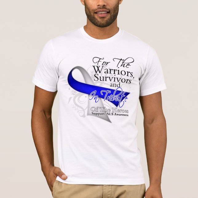 Camiseta Conciencia de la enfermedad del ALS Lou Gehrigs (Anverso)