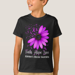 Camiseta Conciencia de la enfermedad Fe Esperanza Amor Cint