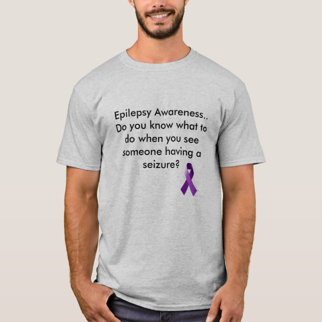 Camiseta Conciencia de la epilepsia (Anverso)