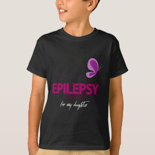Camiseta Conciencia De La Epilepsia Cuidada Para Mi Hija