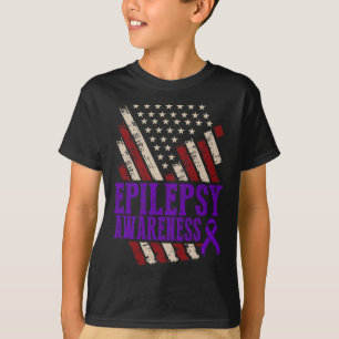 Camiseta Conciencia de la epilepsia Guerrero epiléptico Sup