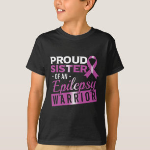 Camiseta Conciencia de la Epilepsia Hermana Orgullosa de Pú