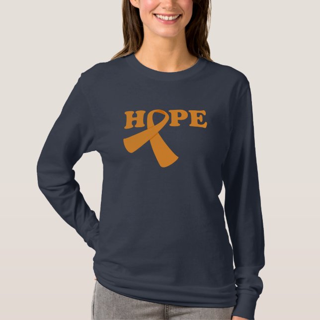 Camiseta Conciencia de la ESPERANZA ADD/ADHD con la cinta (Anverso)