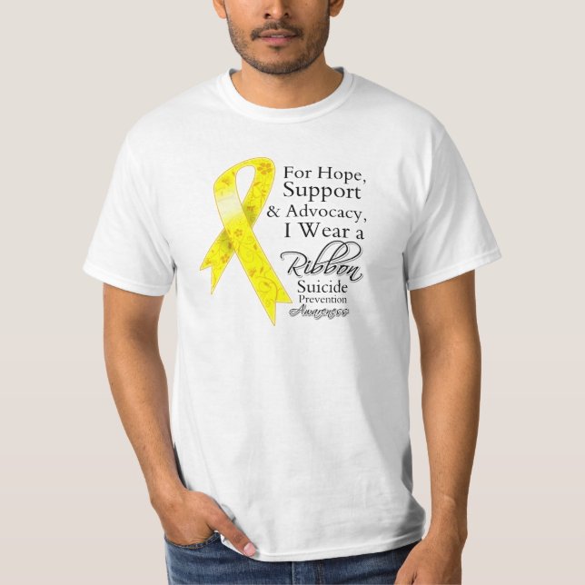 Camiseta Conciencia de la esperanza de la ayuda de la (Anverso)