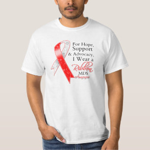 Camiseta Conciencia de la esperanza de la ayuda de los MDS
