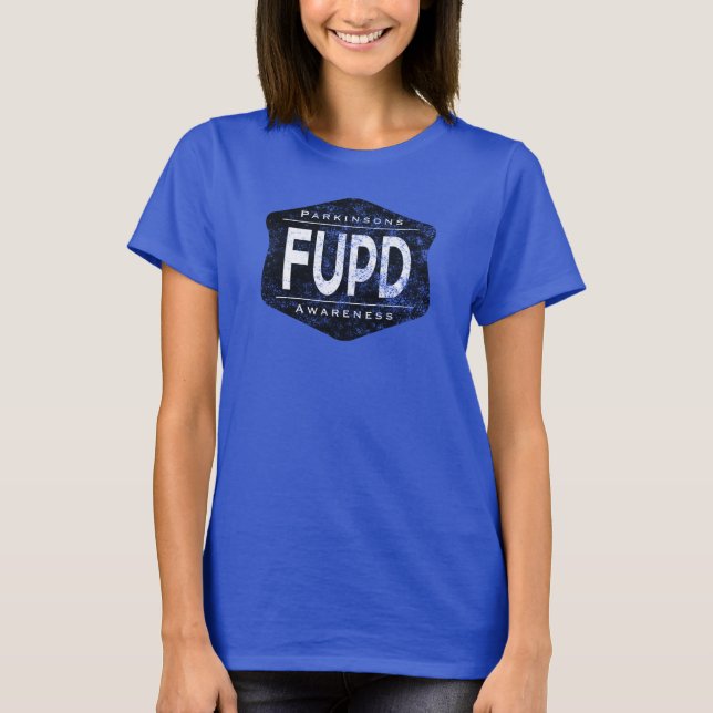 Camiseta Conciencia de la FUPD de Parkinson (Anverso)