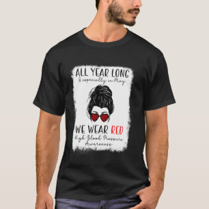 Camiseta Conciencia de la Hipertensión Cardiología de Moño