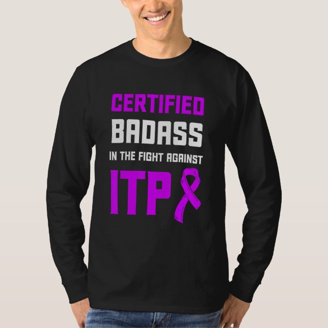 Camiseta Conciencia De La Itp Trombocitopenia Inmune Warrio (Anverso)