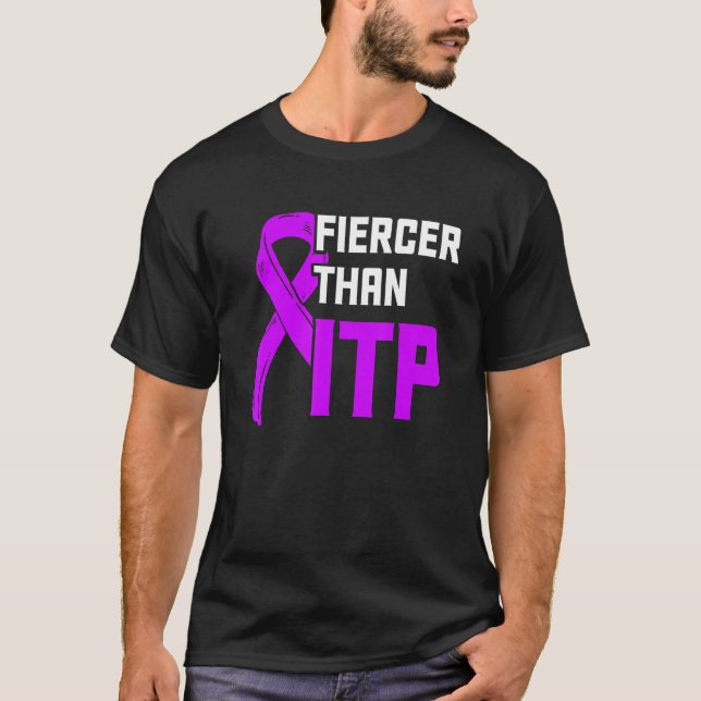 Camiseta Conciencia De La Itp Trombocitopenia Inmune Warrio (Anverso)