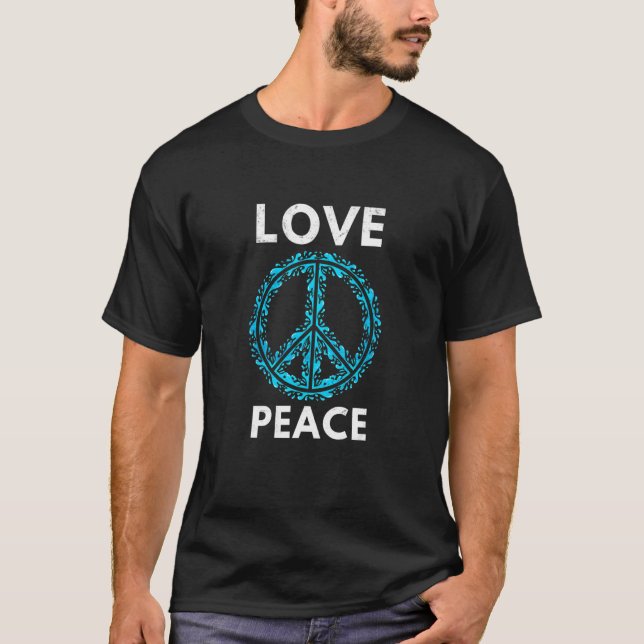 Camiseta Conciencia de la libertad amor paz Signo de paz hi (Anverso)