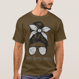 Camiseta Conciencia de la neuroma acústica Messy Bun