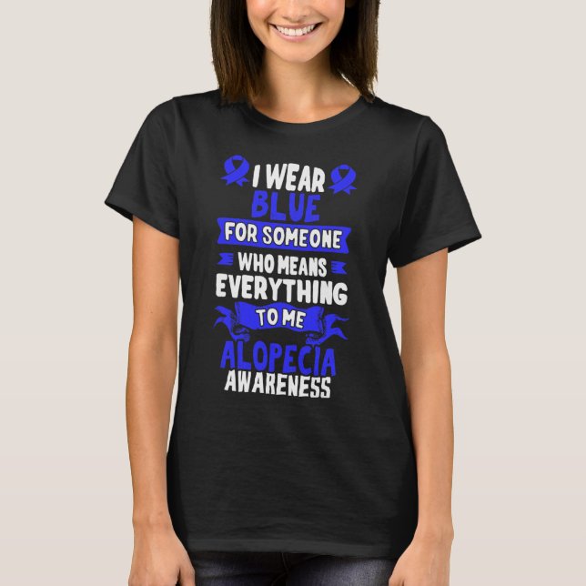 Camiseta Conciencia de la pérdida - Alopecia Areata (Anverso)