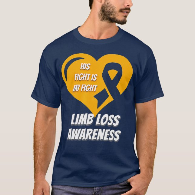 Camiseta Conciencia de la pérdida de la extremidad (Anverso)