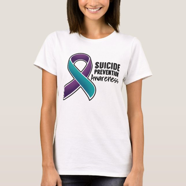 Camiseta Conciencia de la prevención del suicidio (Anverso)