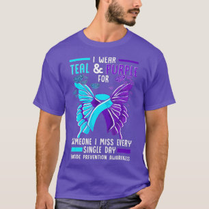Camiseta Conciencia de la prevención del suicidio en cinta