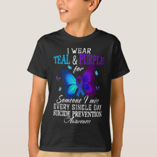 Camiseta Conciencia de la prevención del suicidio en cinta 