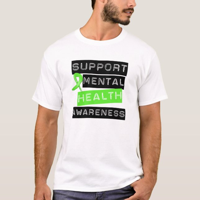 Camiseta Conciencia de la salud mental de la ayuda