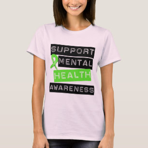 Camiseta Conciencia de la salud mental de la ayuda
