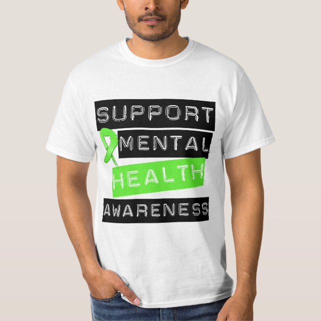 Camiseta Conciencia de la salud mental de la ayuda (Anverso)