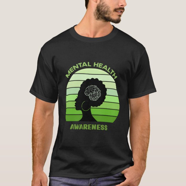 Camiseta Conciencia De La Salud Tal En Mayo De La Cinta Ver (Anverso)