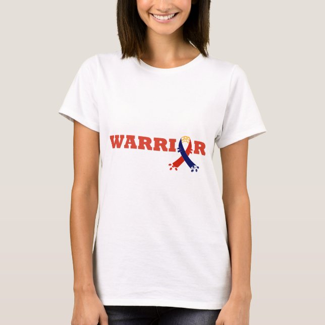 Camiseta Conciencia de la TOS del alcohol del guerrero (Anverso)